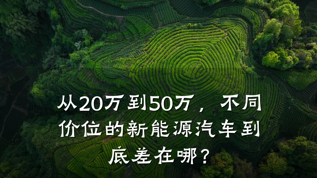 从20万到50万，不同价位的新能源汽车到底差在哪？
