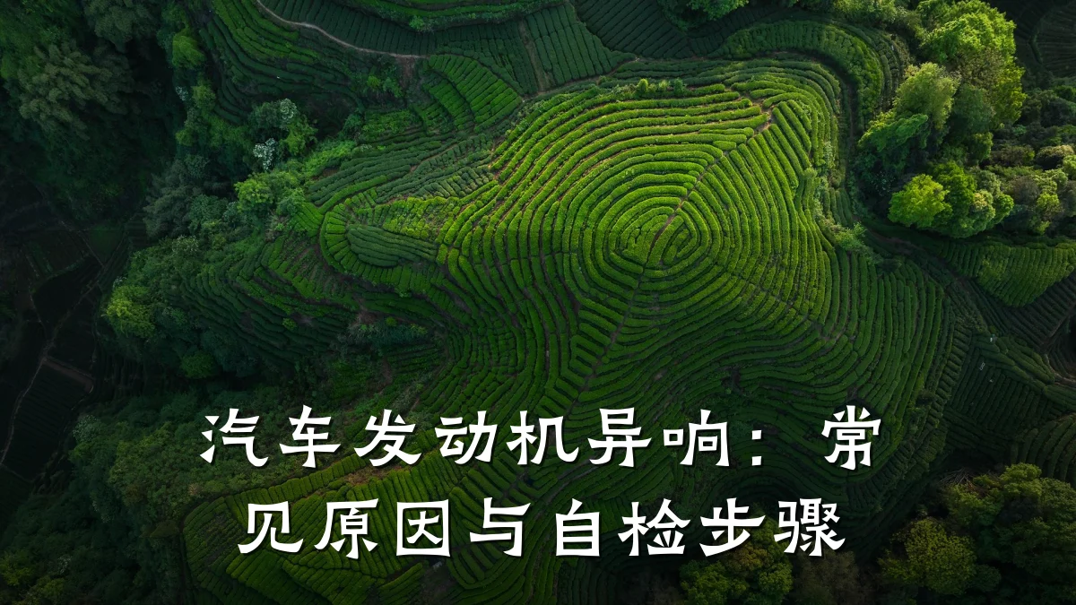 汽车发动机异响：常见原因与自检步骤
