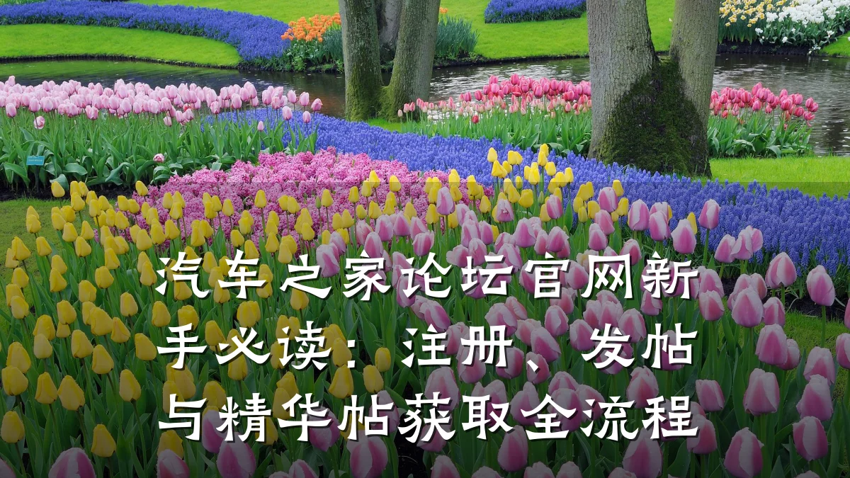 汽车之家论坛官网新手必读：注册、发帖与精华帖获取全流程