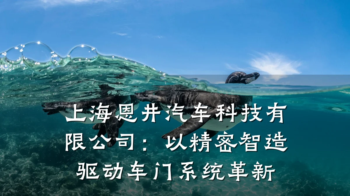 上海恩井汽车科技有限公司:以精密智造驱动车门系统革新