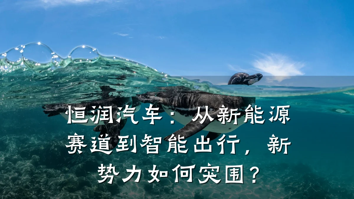 恒润汽车：从新能源赛道到智能出行，新势力如何突围？
