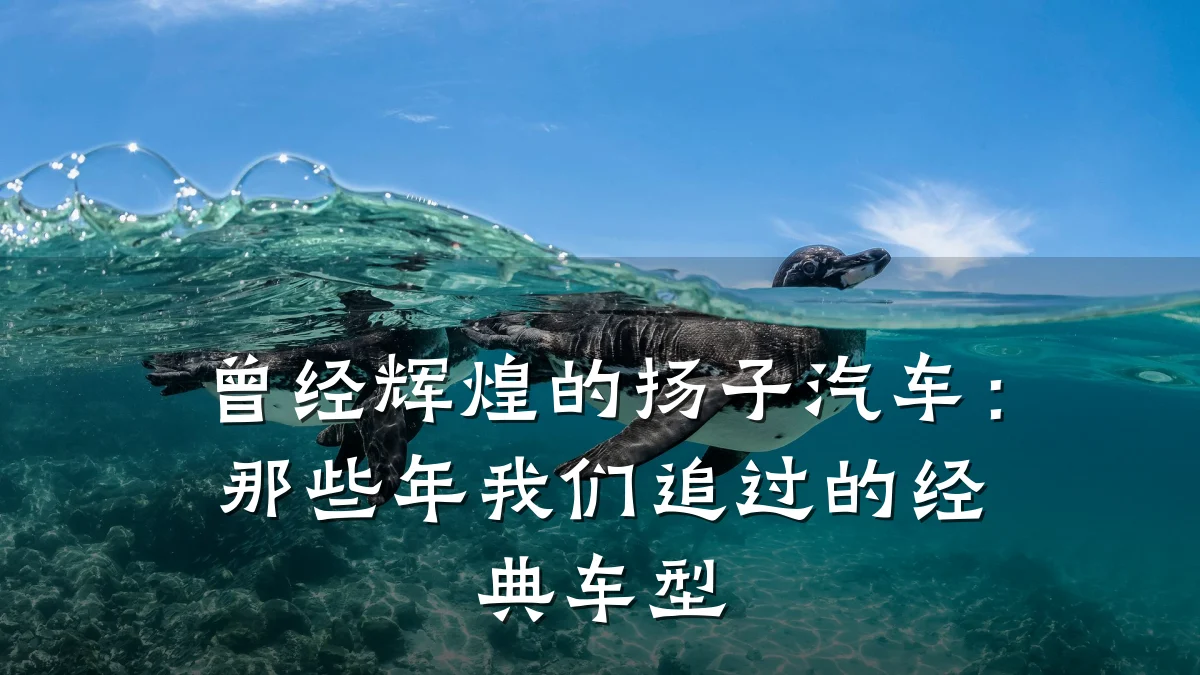 曾经辉煌的扬子汽车:那些年我们追过的经典车型