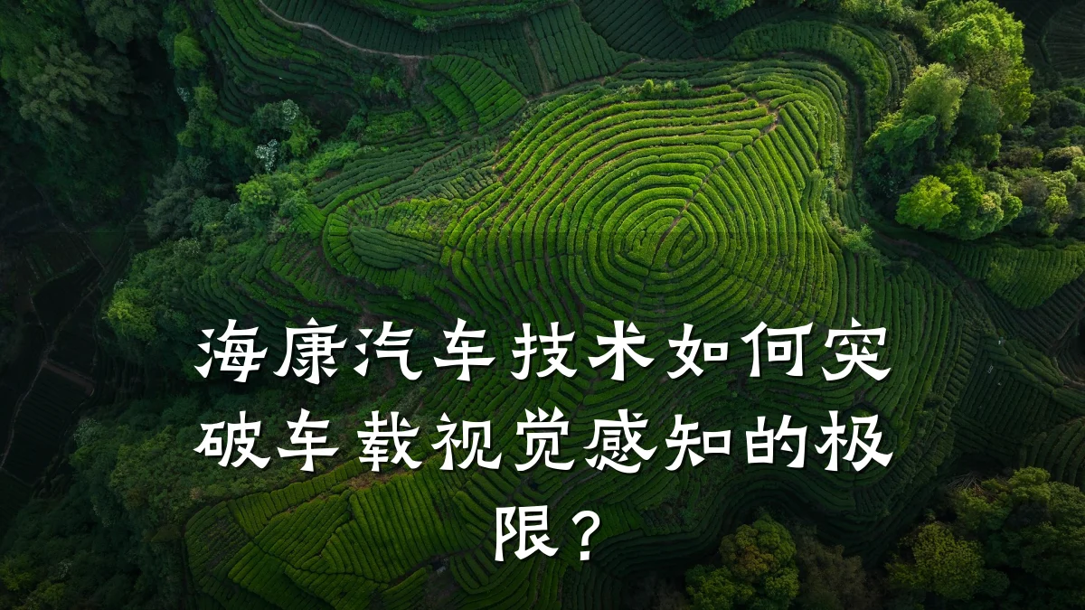 海康汽车技术如何突破车载视觉感知的极限？