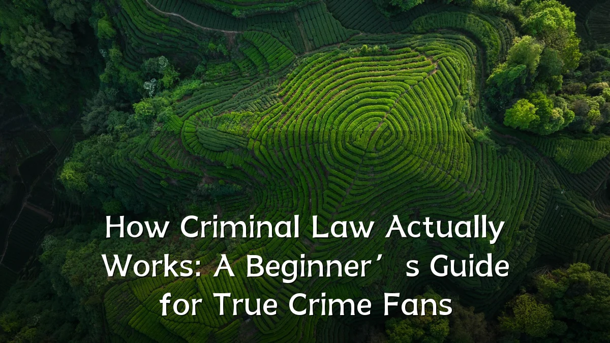 How Criminal Law Actually Works: A Beginner’s Guide for True Crime Fans
