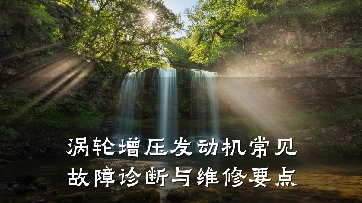 涡轮增压发动机常见故障诊断与维修要点