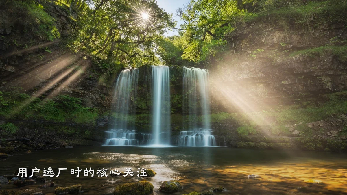 用户选厂时的核心关注