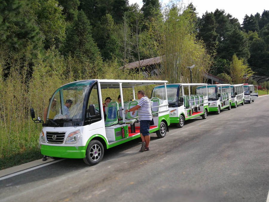 贵阳登高云山11座燃油观光车