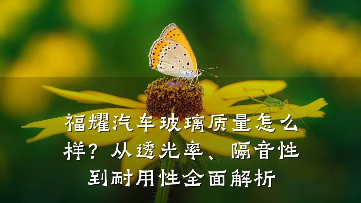 福耀汽车玻璃质量怎么样?从透光率、隔音性到耐用性全面解析