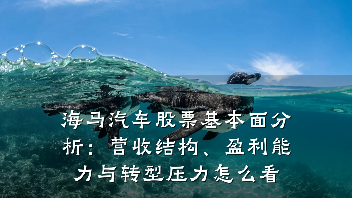 海马汽车股票基本面分析:营收结构、盈利能力与转型压力怎么看