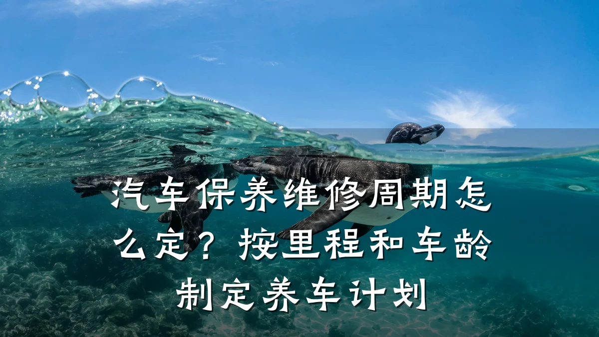 汽车保养维修周期怎么定?按里程和车龄制定养车计划