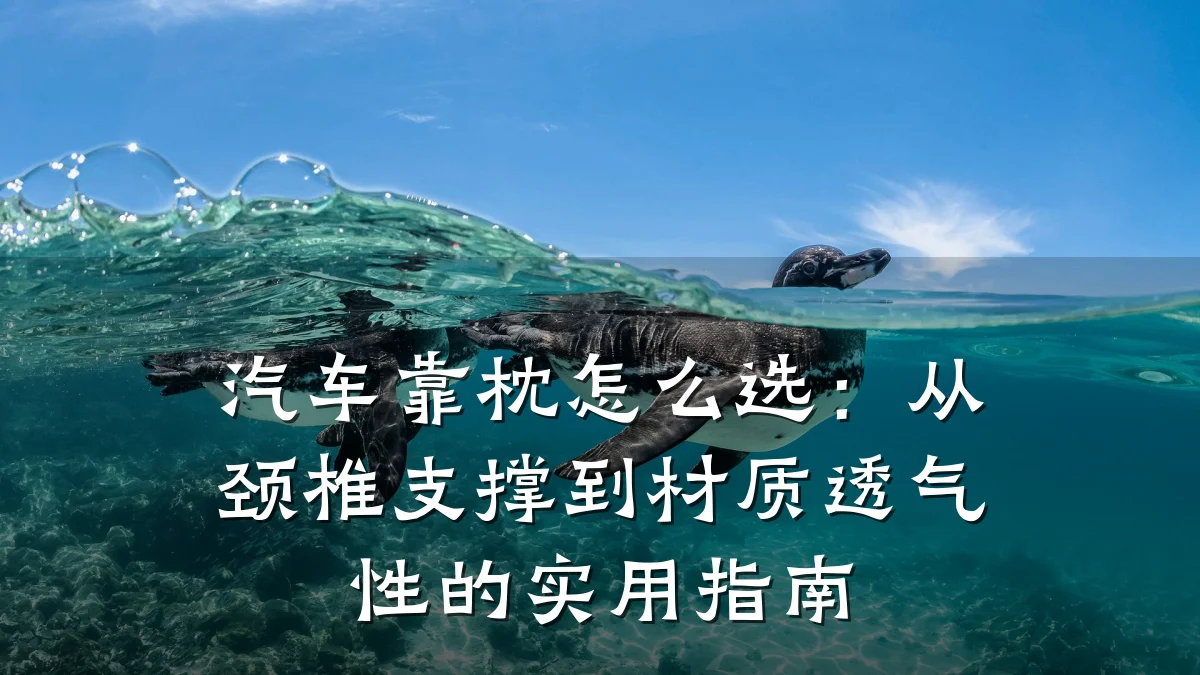 汽车靠枕怎么选:从颈椎支撑到材质透气性的实用指南