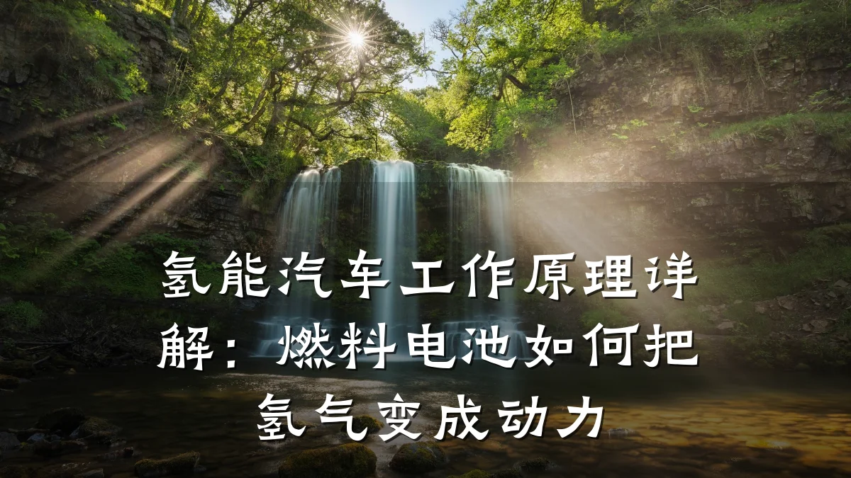 氢能汽车工作原理详解:燃料电池如何把氢气变成动力