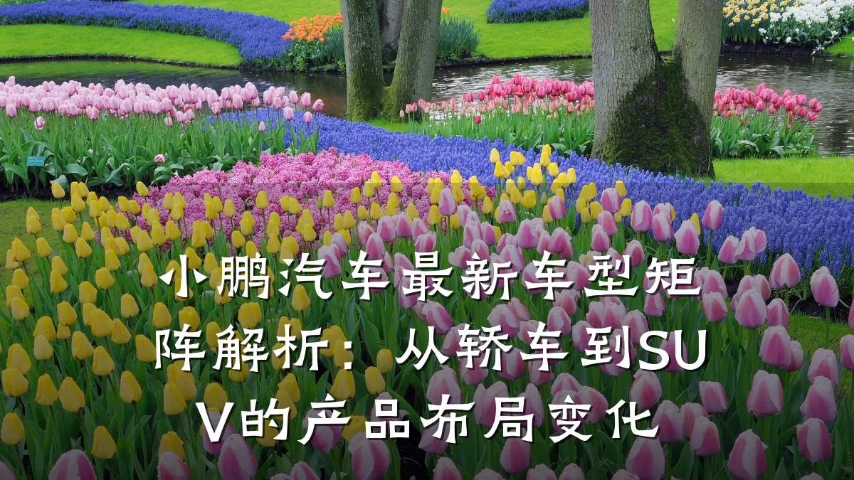 小鹏汽车最新车型矩阵解析：从轿车到SUV的产品布局变化