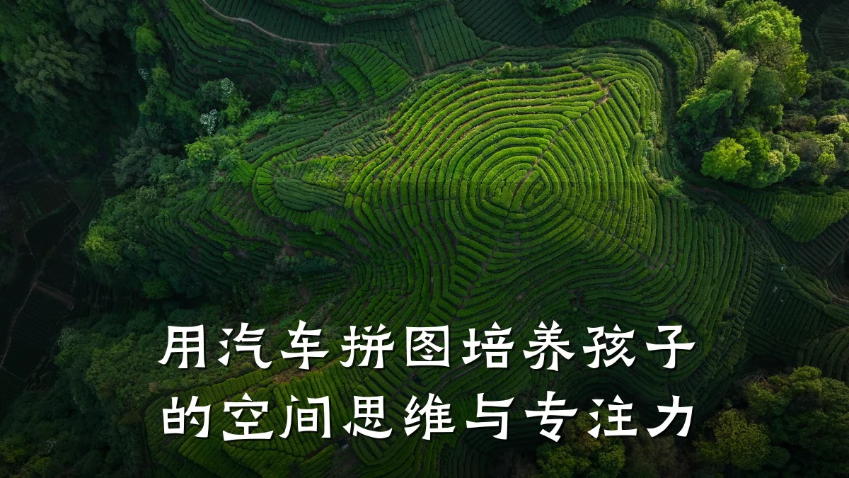用汽车拼图培养孩子的空间思维与专注力