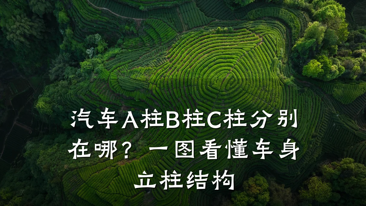 汽车A柱B柱C柱分别在哪?一图看懂车身立柱结构
