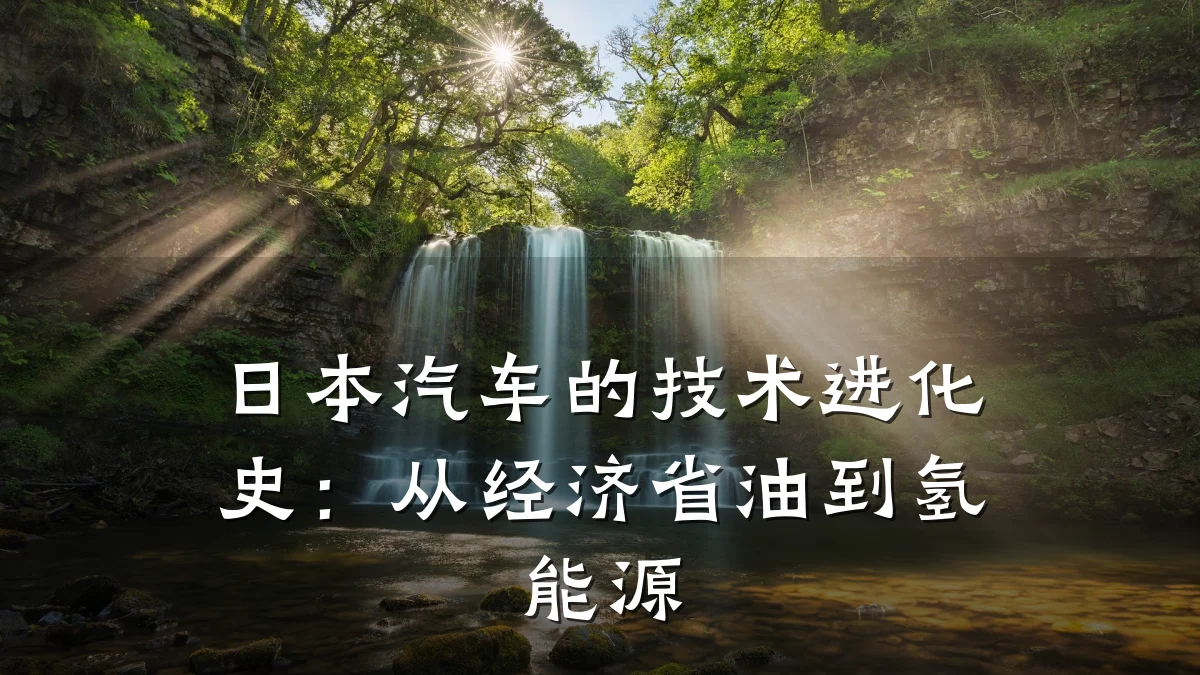 日本汽车的技术进化史:从经济省油到氢能源