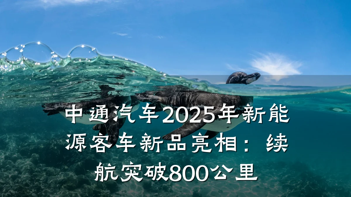 中通汽车2025年新能源客车新品亮相：续航突破800公里