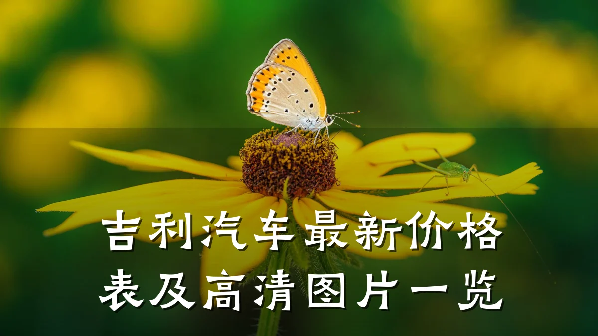 吉利汽车最新价格表及高清图片一览