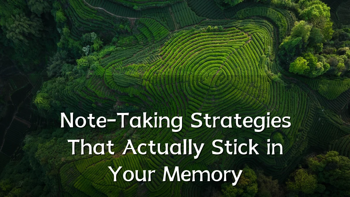 Note-Taking Strategies That Actually Stick in Your Memory