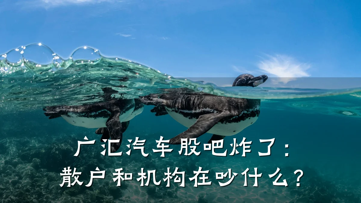 广汇汽车股吧炸了:散户和机构在吵什么?