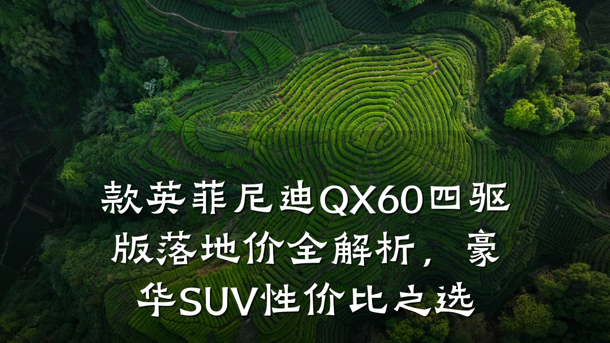 款英菲尼迪QX60四驱版落地价全解析,豪华SUV性价比之选