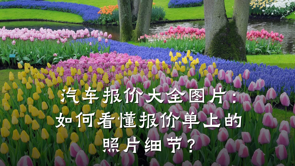 汽车报价大全图片:如何看懂报价单上的照片细节?