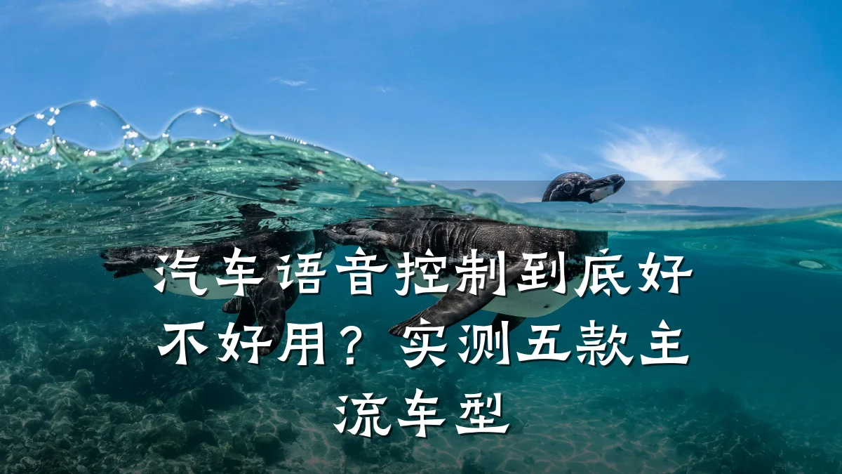 汽车语音控制到底好不好用?实测五款主流车型