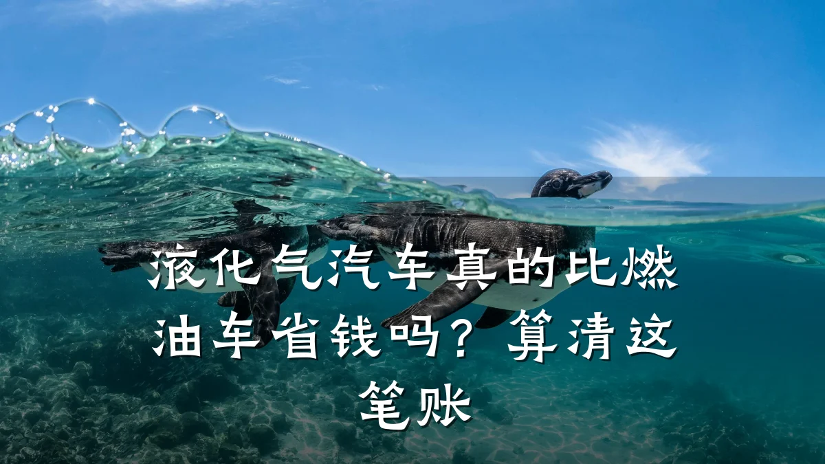 液化气汽车真的比燃油车省钱吗?算清这笔账